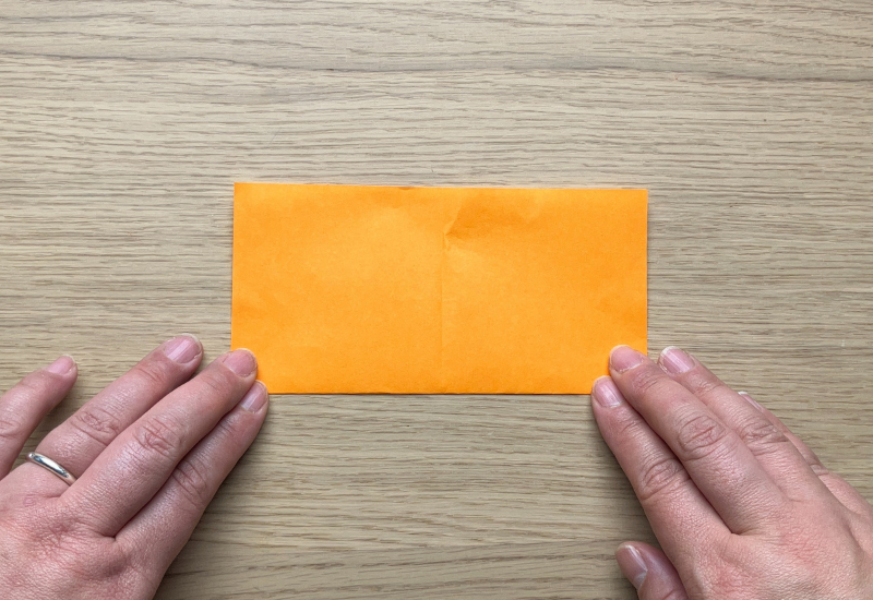 リボン付き！可愛いかぶとの折り方1