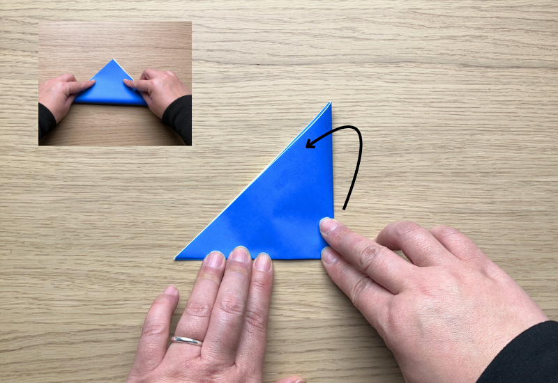 お顔付きで可愛い！かぶとの折り方2