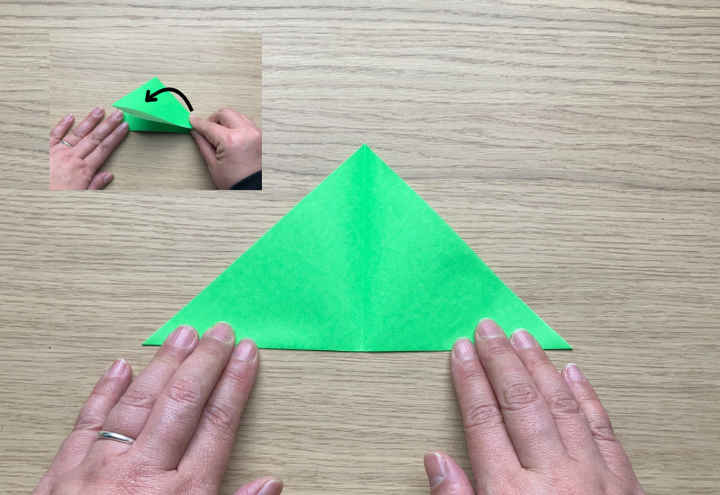 基本のかぶとの折り方２