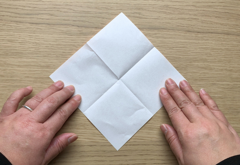 リボン付き！可愛いかぶとの折り3