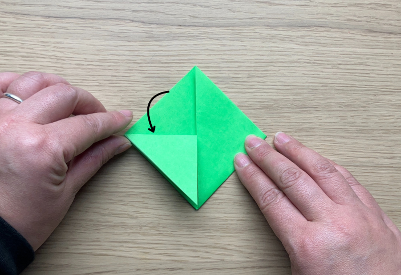 基本のかぶとの折り方6