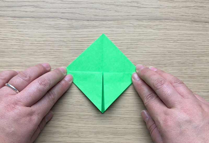 基本のかぶとの折り方7